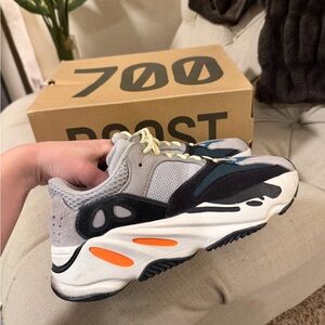 Adidas Yeezy Boost 700 with Gray and Orange Accents